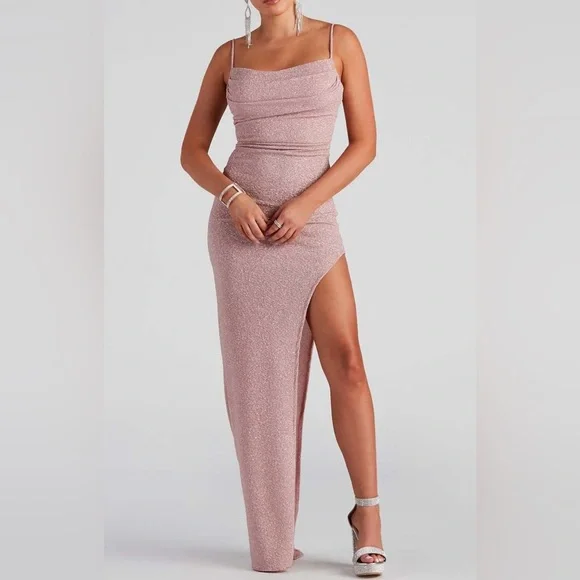 strapless open back dress Glittering Magic Strapless A-Line Mini Dress main image 1